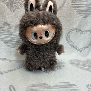 Medium size Brown Zimomo.  Plush & Vinyl 38cm (read Description)